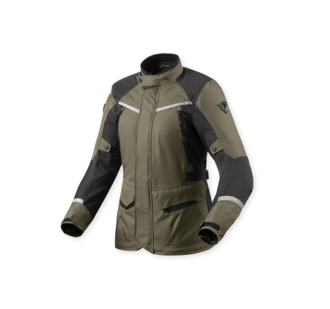 Giacca moto Rev'it VOLTIAC 3 H2O Lady Verde Antracite