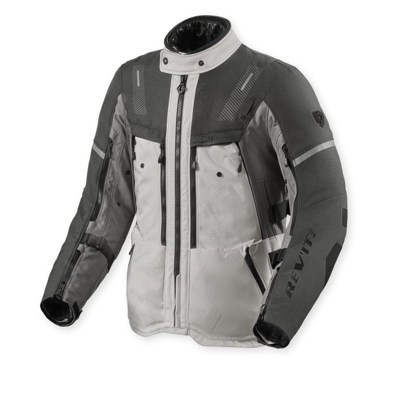 Giacca moto Rev'it Sand 5 H2O Triplo Strato Argento Antracite