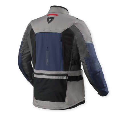 Giacca moto Rev'it Sand 5 H2O Triplo Strato Grigio Blu