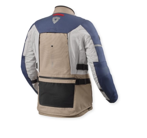 Giacca moto Rev'it Sand 5 H2O Triplo Strato Sabbia Blu