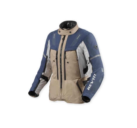 Giacca moto Rev'it Sand 5 H2O Triplo Strato Donna Sabbia Blu