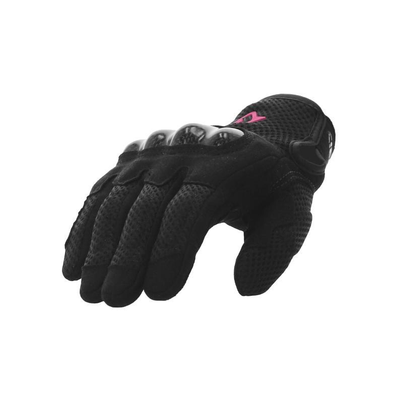 Guanti Moto Tessuto Acerbis Ramsey My Vented  Nero Rosa