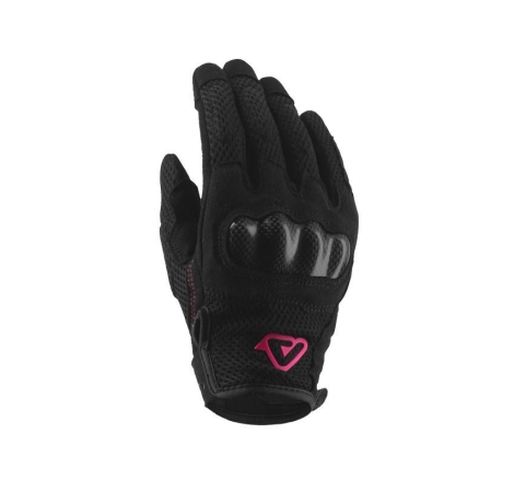 Guanti Moto Tessuto Acerbis Ramsey My Vented  Nero Rosa