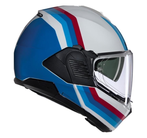 Casco Modulare Nolan N120-1 LINEO Bianco Blu Rosso