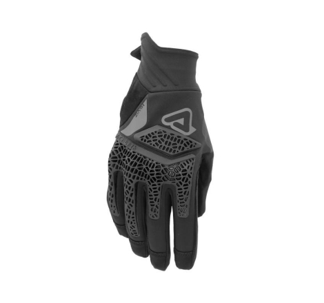 Guanti Moto Tessuto Acerbis Enduro Winter Softshell Nero