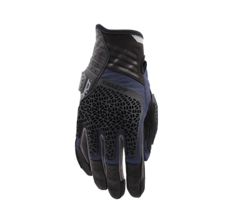 Guanti Moto Tessuto Acerbis Crossover Blu Grigio