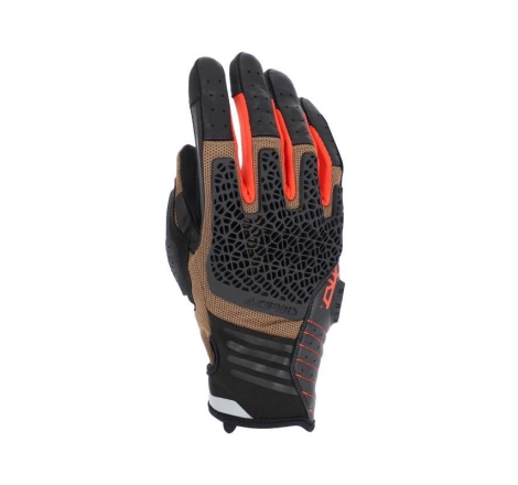 Guanti Moto Tessuto Acerbis Crossover Marrone Arancio