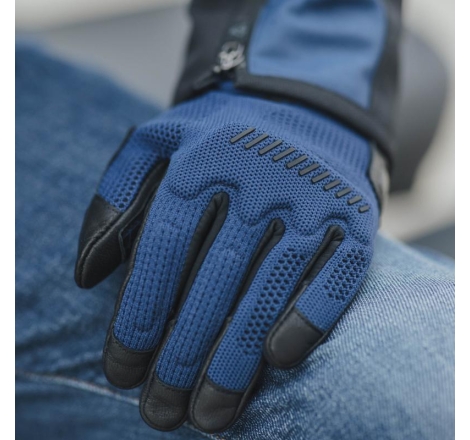 Guanti Moto Tessuto Acerbis Maya Blu