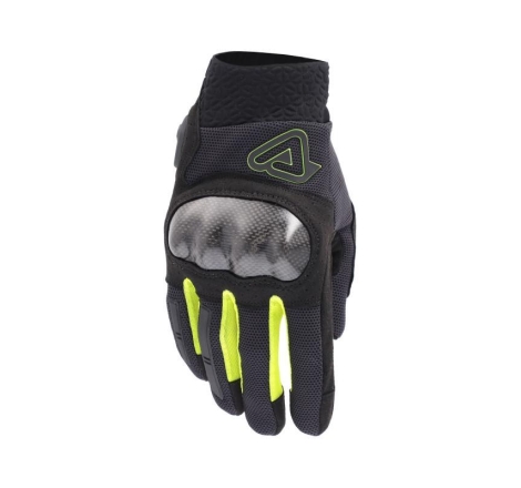 Guanti Moto Tessuto Acerbis Ramsey My Vented Pro Nero Giallo