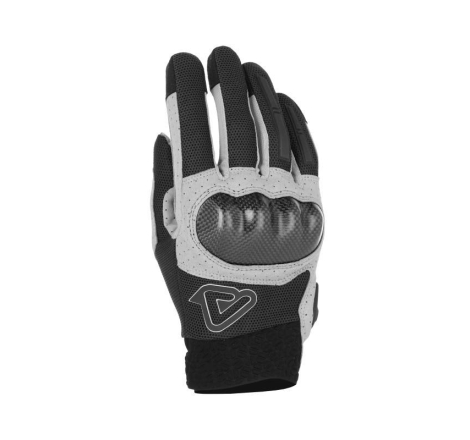 Guanti Moto Tessuto Acerbis Ramsey My Vented Pro Grigio Chiaro