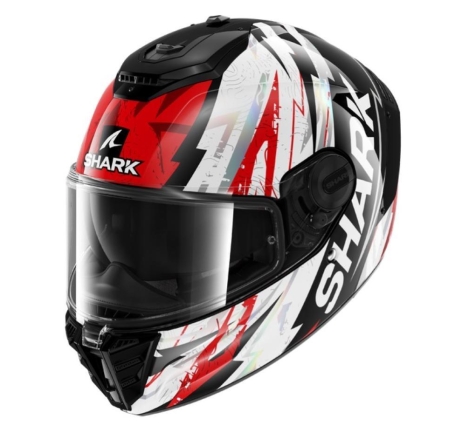 Casco Integarale Shark SPARTAN RS HIBOLT Nero Rosso Cromo