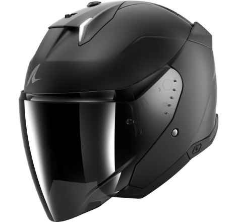 Casco Jet Shark I3 DARK SHADOW Nero Opaco