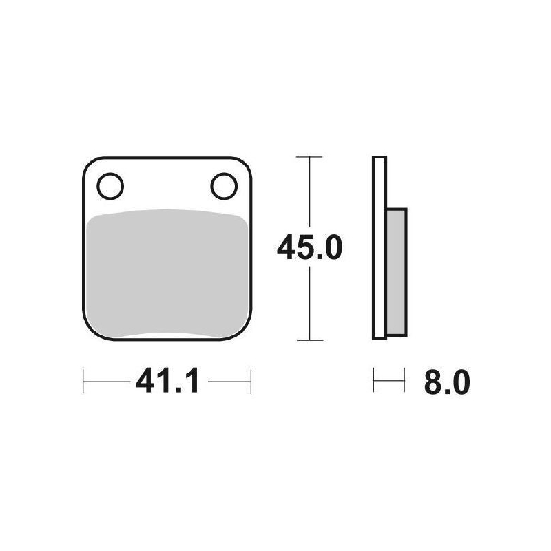 Pastiglie Freno SBS 100 HF Ceramica Anteriori-Posteriori
