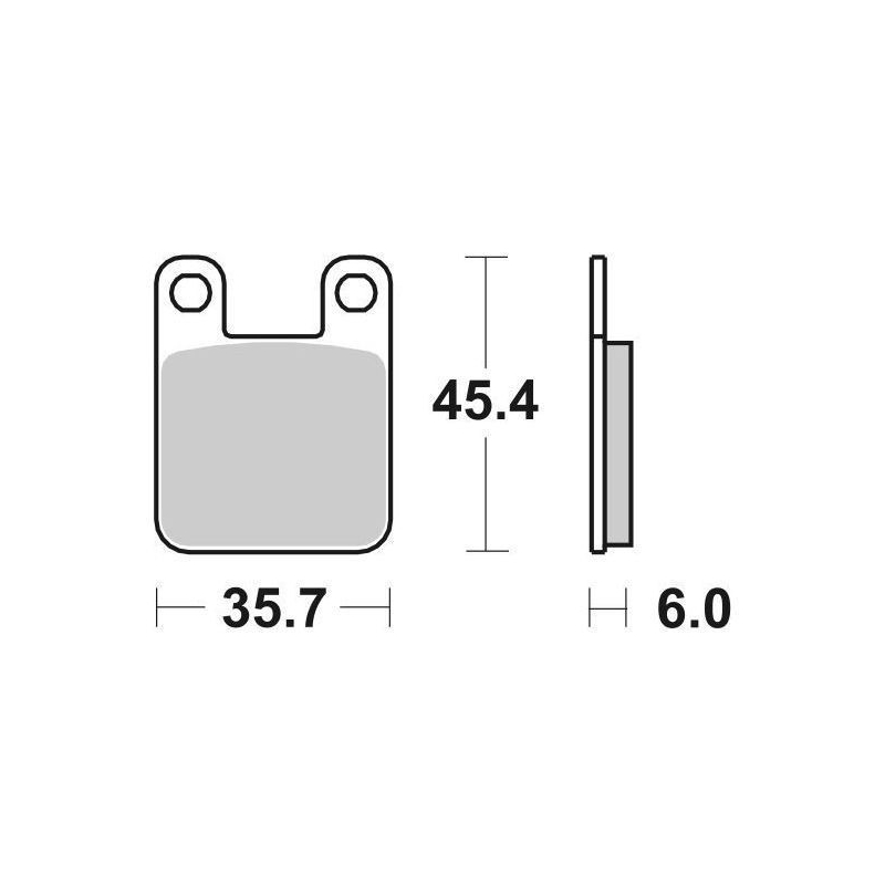 Pastiglie Freno SBS 105 HF Ceramica Anteriori-Posteriori