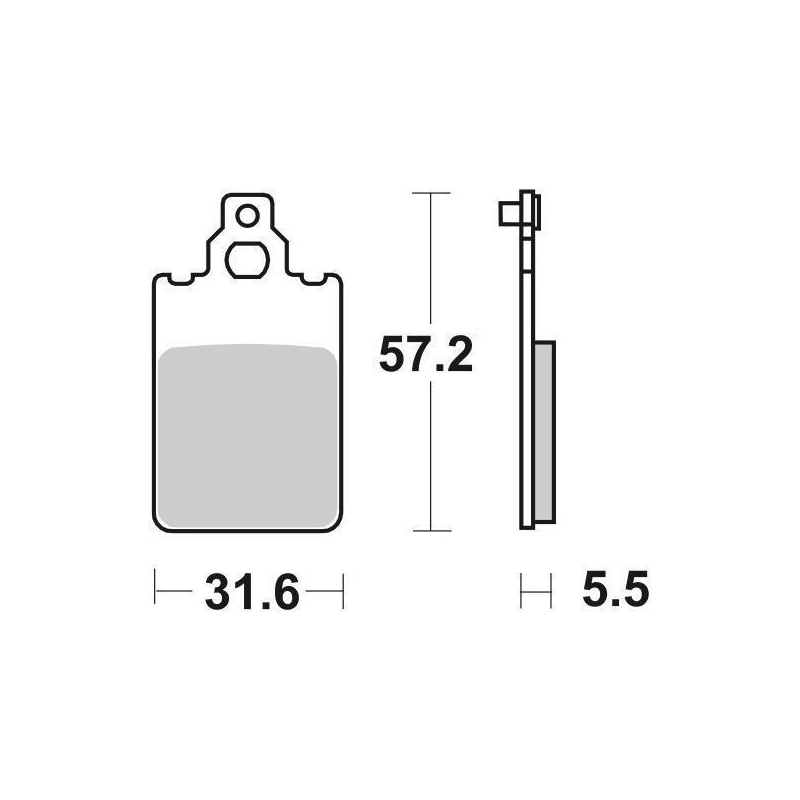 Pastiglie Freno SBS 109 HF Ceramica Anteriori-Posteriori