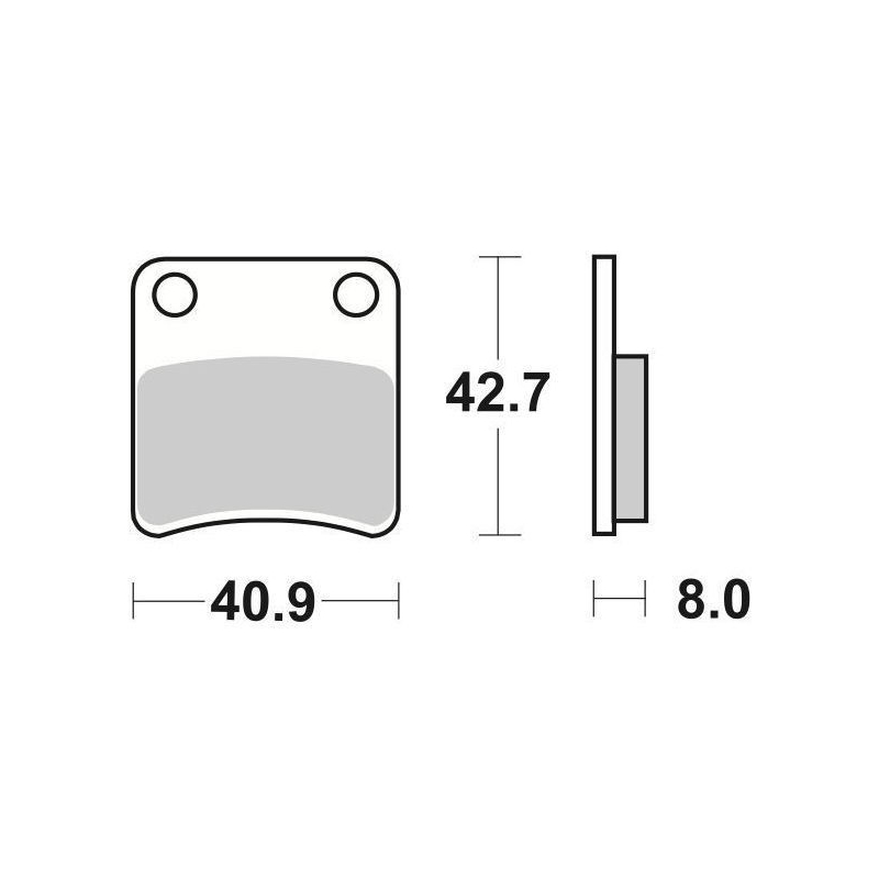 Pastiglie Freno SBS 115 HF Ceramica Anteriori-Posteriori