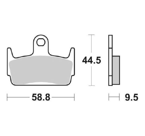 Pastiglie Freno SBS 129 HF Ceramica Anteriori-Posteriori