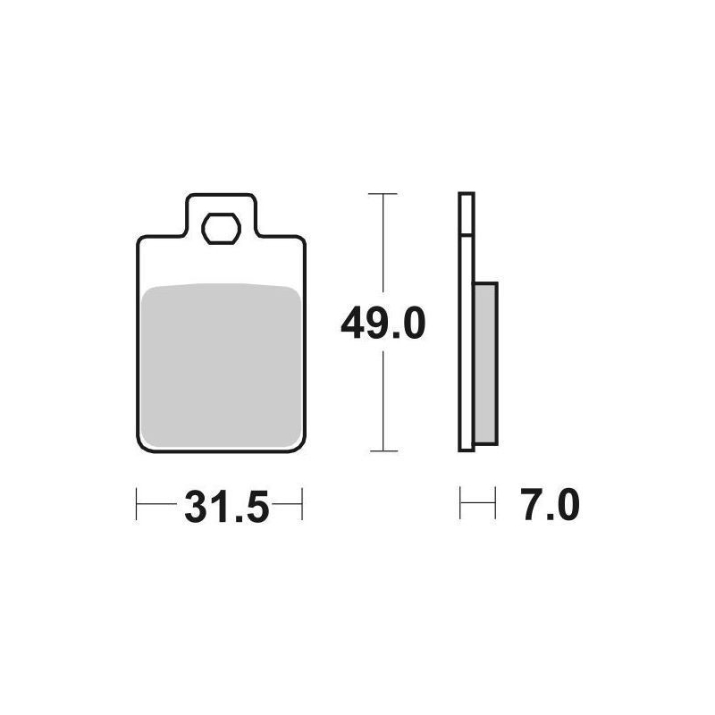 Pastiglie Freno SBS 130 HF Ceramica Anteriori-Posteriori