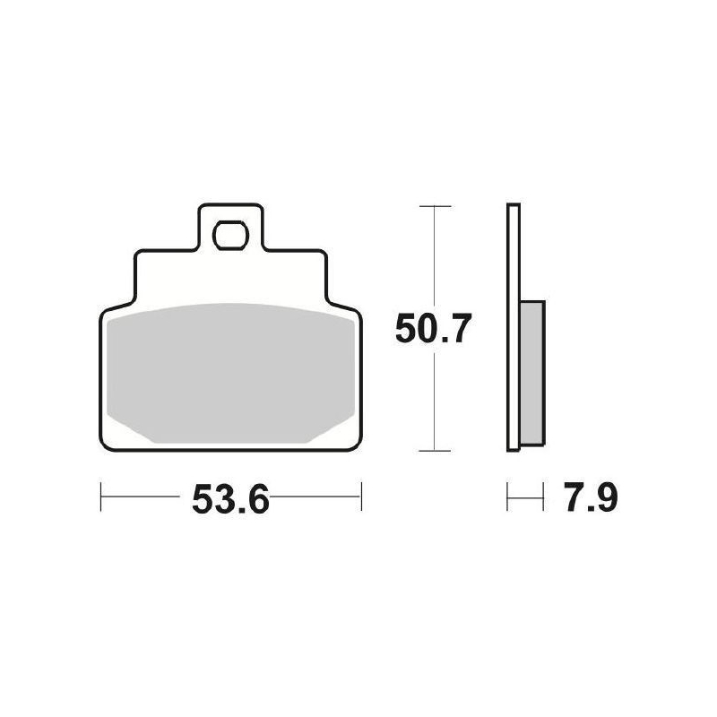 Pastiglie Freno SBS 153 HF Ceramica Anteriori-Posteriori