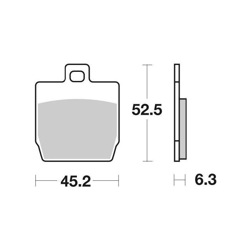 Pastiglie Freno SBS 145 HF Ceramica Anteriori-Posteriori