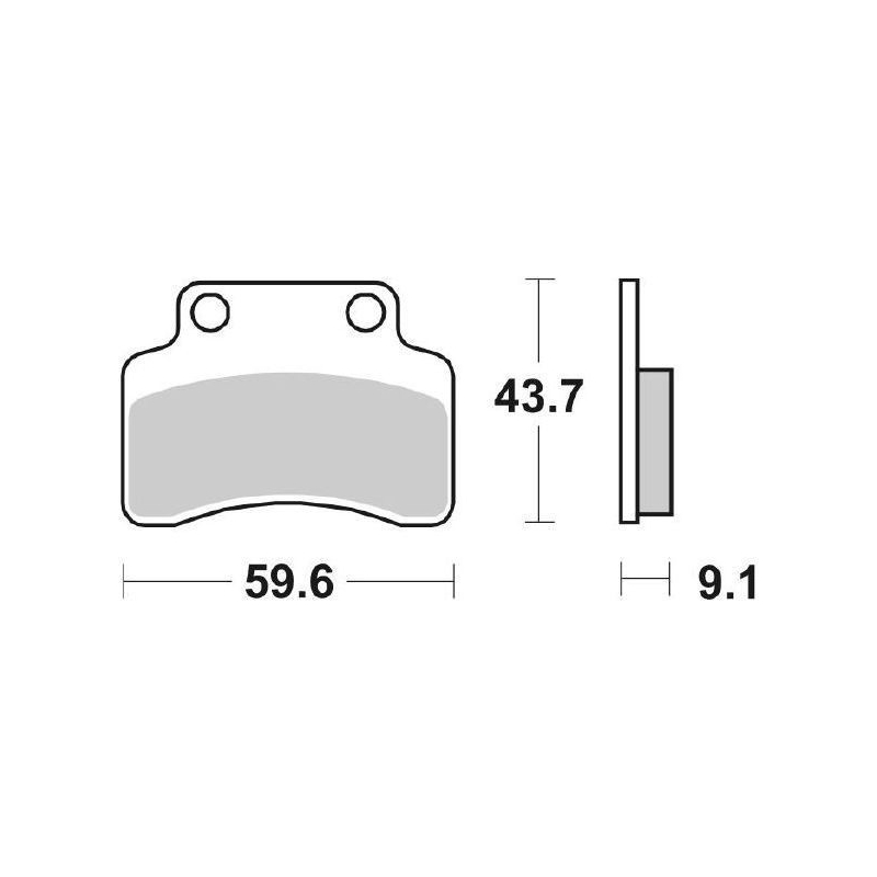 Pastiglie Freno SBS 141 HF Ceramica Anteriori-Posteriori
