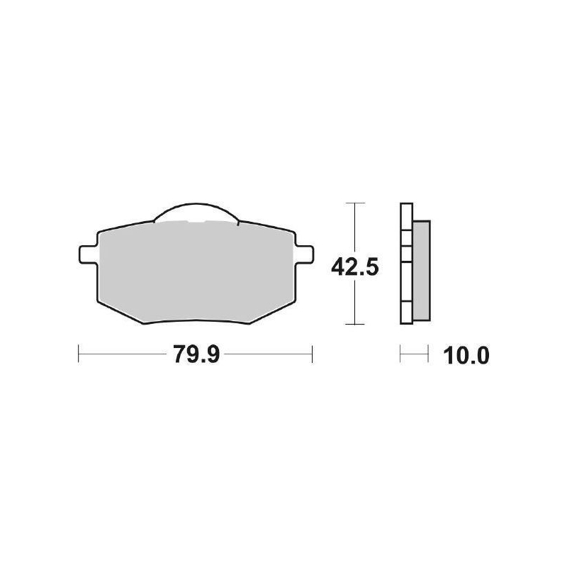 Pastiglie Freno SBS 616 HF Ceramica Anteriori-Posteriori