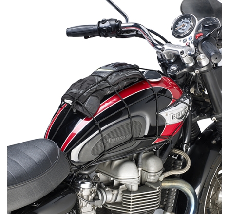 Rete Elastica Givi T10N 40 x 34 cm per Fissaggio degli Oggetti su Bauletti e Veicoli