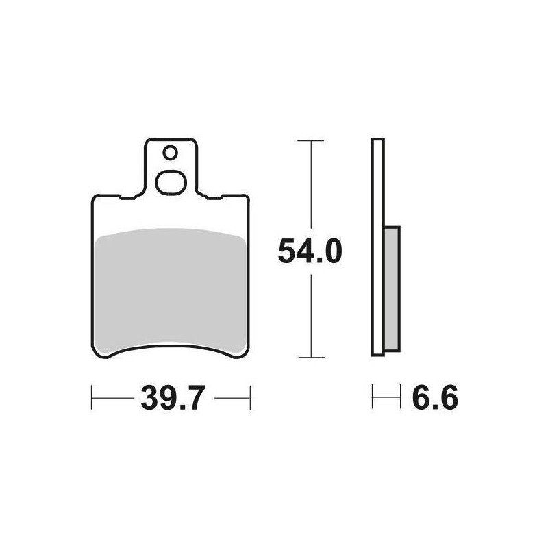 Pastiglie Freno SBS 114 HF Ceramica Anteriori-Posteriori