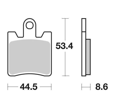 Pastiglie Freno SBS 146 MS Sinterizzate Anteriori - Posteriori