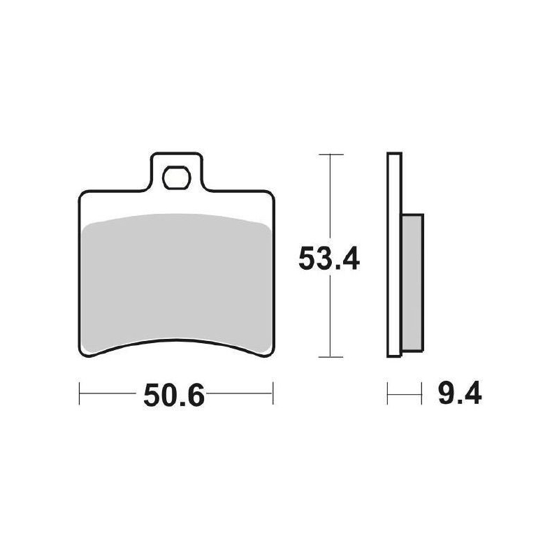 Pastiglie Freno SBS 152 MS Sinterizzate Anteriori - Posteriori