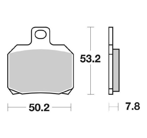 Pastiglie Freno SBS 157 MS Sinterizzate Anteriori - Posteriori