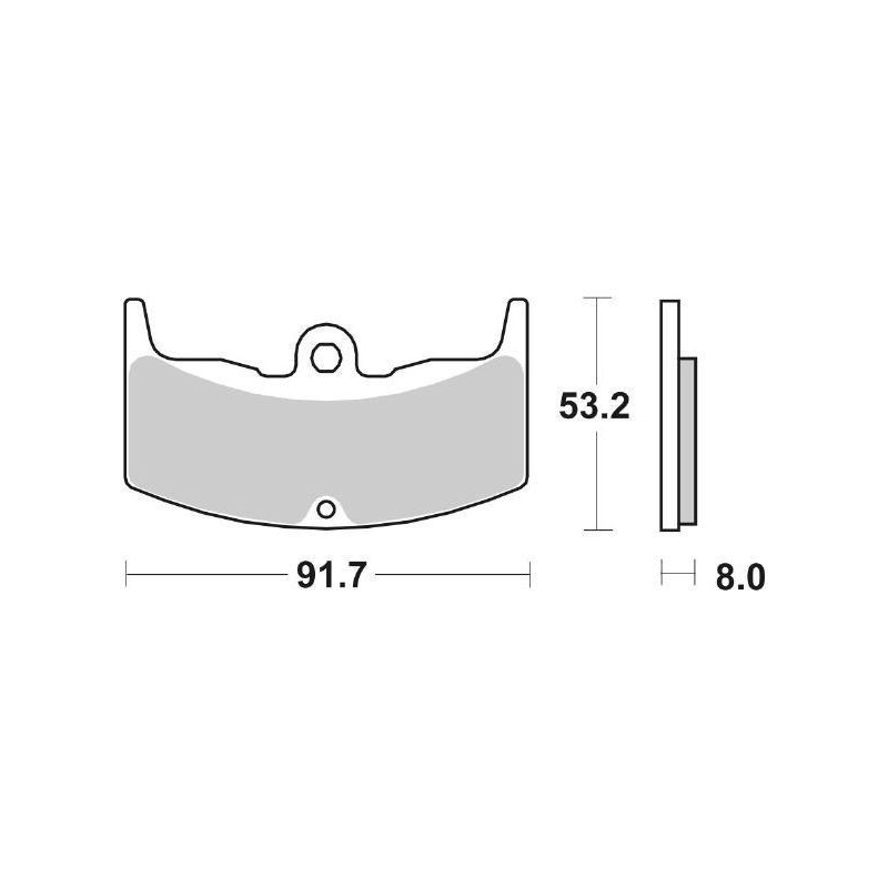 Pastiglie Freno SBS 552 HF Ceramica Anteriori-Posteriori