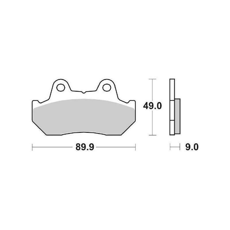Pastiglie Freno SBS 572 HF Ceramica Anteriori-Posteriori