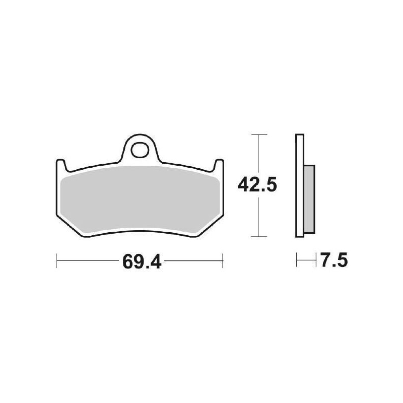 Pastiglie Freno SBS 763 LS Sinterizzate Posteriori