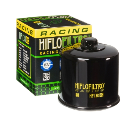 Filtro Olio Hiflo HF138RC Racing per Aprilia / Arctic / Bimota / Cagiva / Kawasaki / Kymco / Sachs / Suzuki