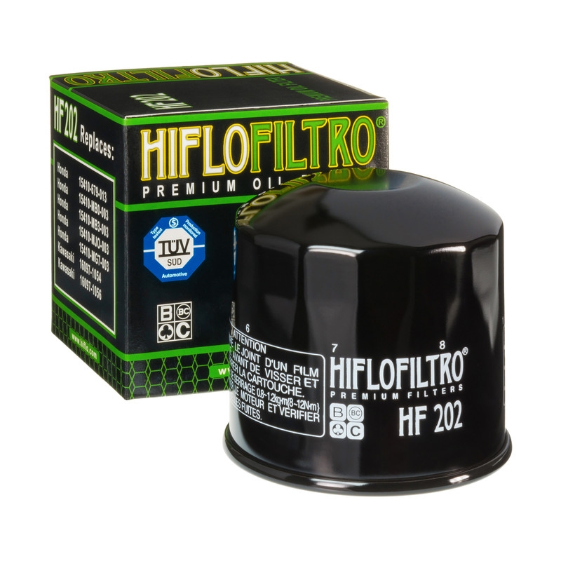 Filtro Olio Hiflo HF202 per Arctic / Honda / Kawasaki / Suzuki / Triumph / Yamaha
