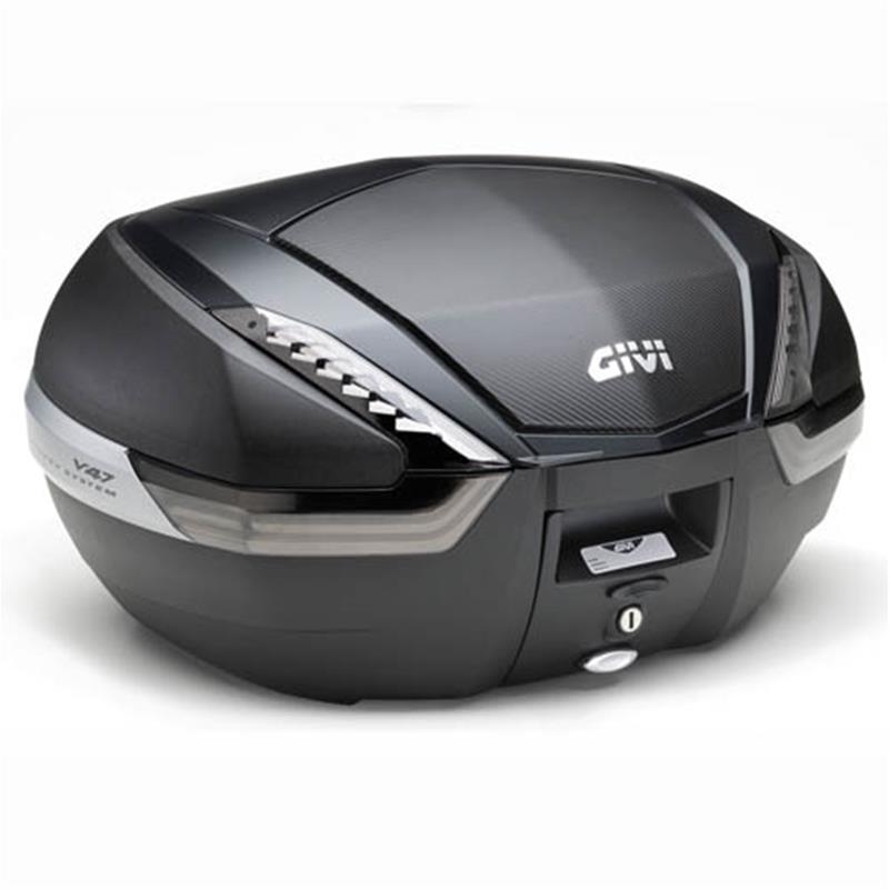 Valigia Givi V47NNT Monokey 47 Litri Con cover Carbon Look e Catadiottri Fumè