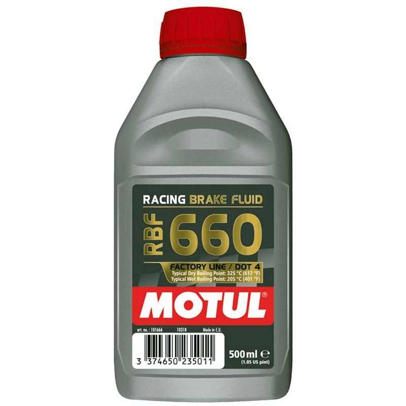 Olio Freni Motul Dot 4 RBF 660 Brake Fluid 100% Sintetico Ebolizione 325°