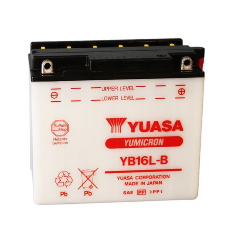 Batteria Yuasa YB16L-B 12V/19AH SPEC.AVV.