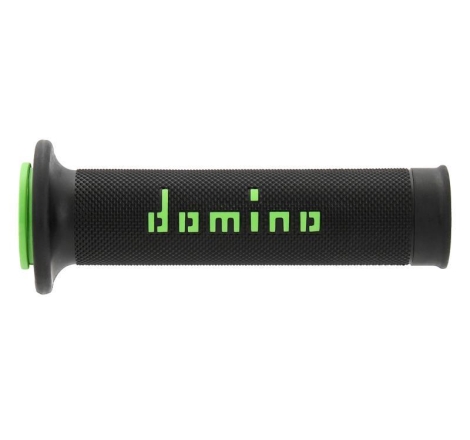 Manopole Domino Strada Racing Diametro 20-26 Nero Verde