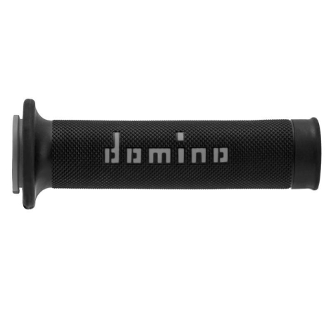 Manopole Domino Strada Racing Diametro 20-26 Nero Grigio