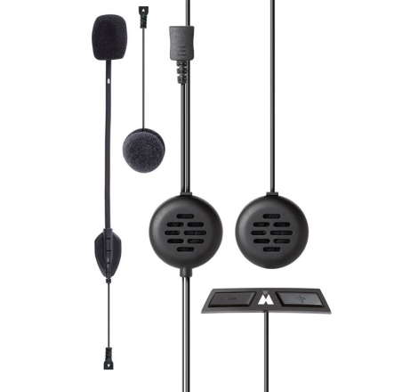 Interfono Midland BTGO Universal Bluetooth Plug&Play Singolo per Caschi