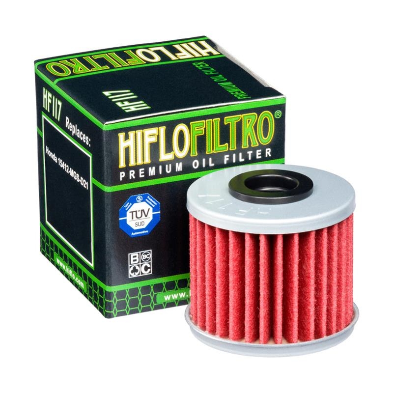 Filtro Olio Hiflo HF117 per Honda