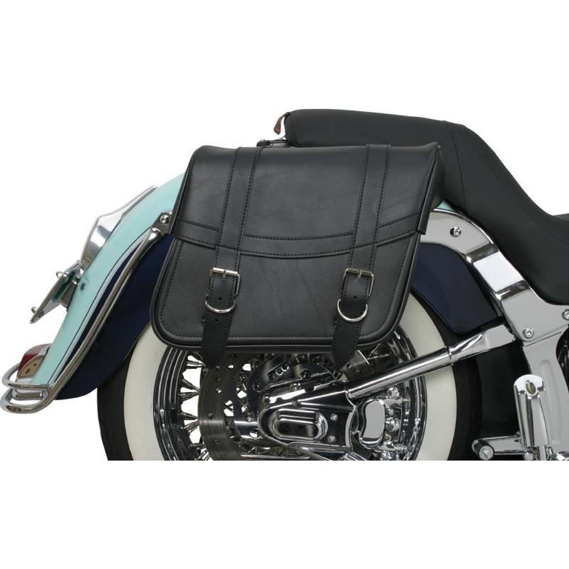 Borse Laterali Saddlemen Saddlebag Universal Synthetic Leather Medie per Moto Custom