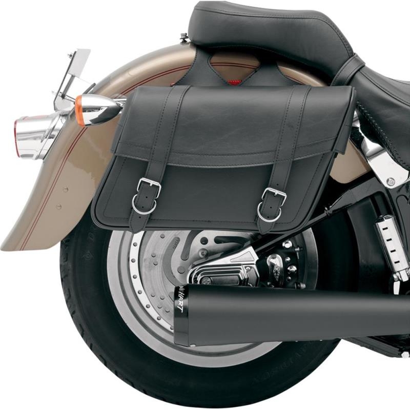 Borse Laterali Saddlemen Saddlebag Universal Synthetic Leather Large per Moto Custom