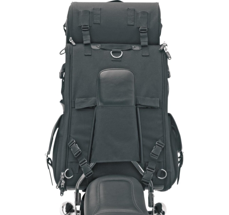 Borsa Posteriore Saddlemen Sissy Bar Bag Express Textile 36 litri per Moto Custom