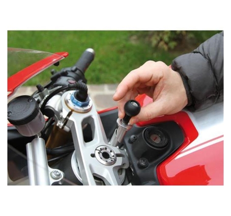 Fissaggio Canotto Sterzo Optiline 90457 per Porta Smartphone Serie Opti Moto Sportive da 15 - 17,20 mm