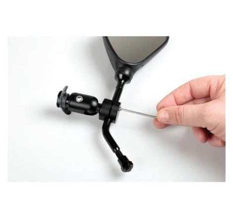 Fissaggio a Morsetto Optiline 90438 per Porta Smartphone Serie Opti fissaggio Ø 9-14 mm