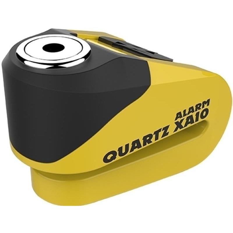 Blocca Disco Moto Oxford Quartz XA10 LK216 Giallo con Perno da 10 mm Sonoro