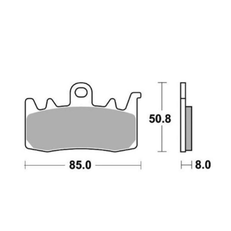 Pastiglie Freno SBS 900 RST Sinterizzate Anteriori